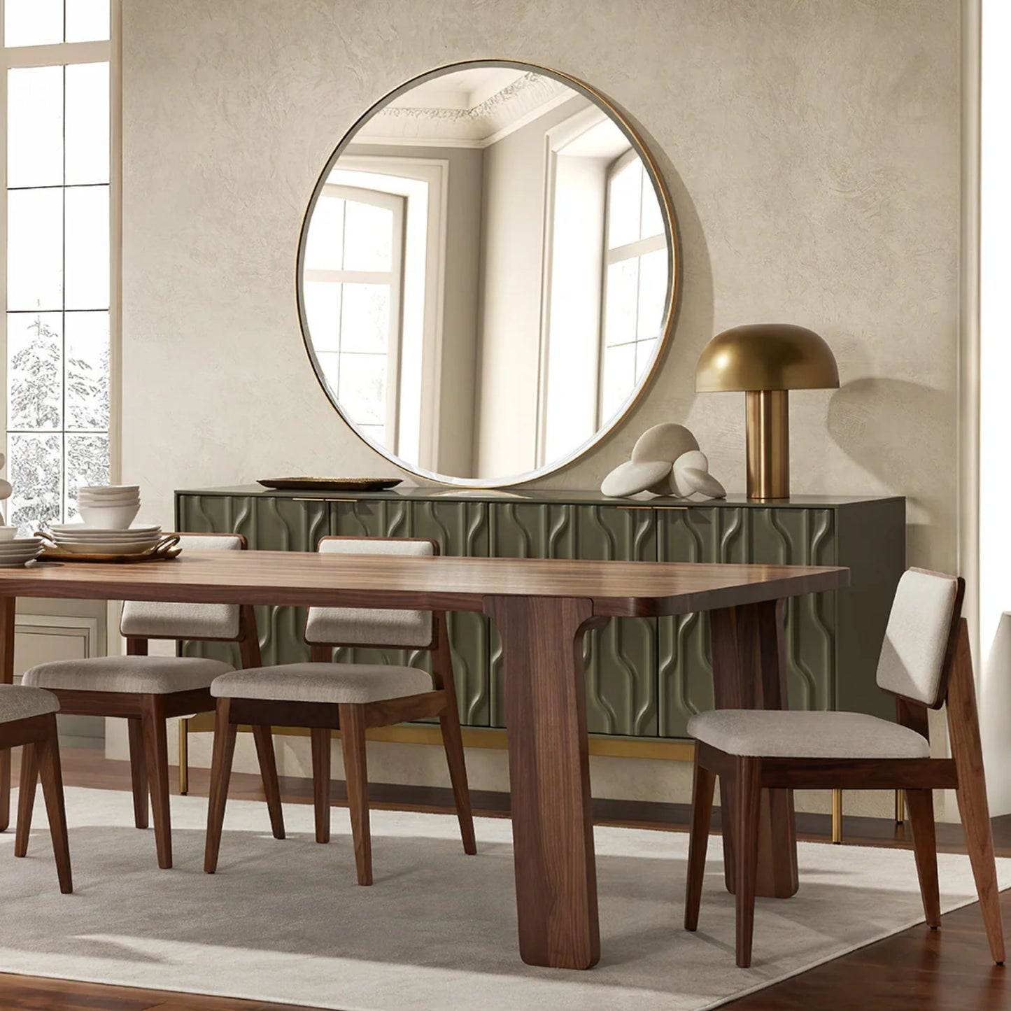 Forma Dining Table - Teak - 6-8 Seater