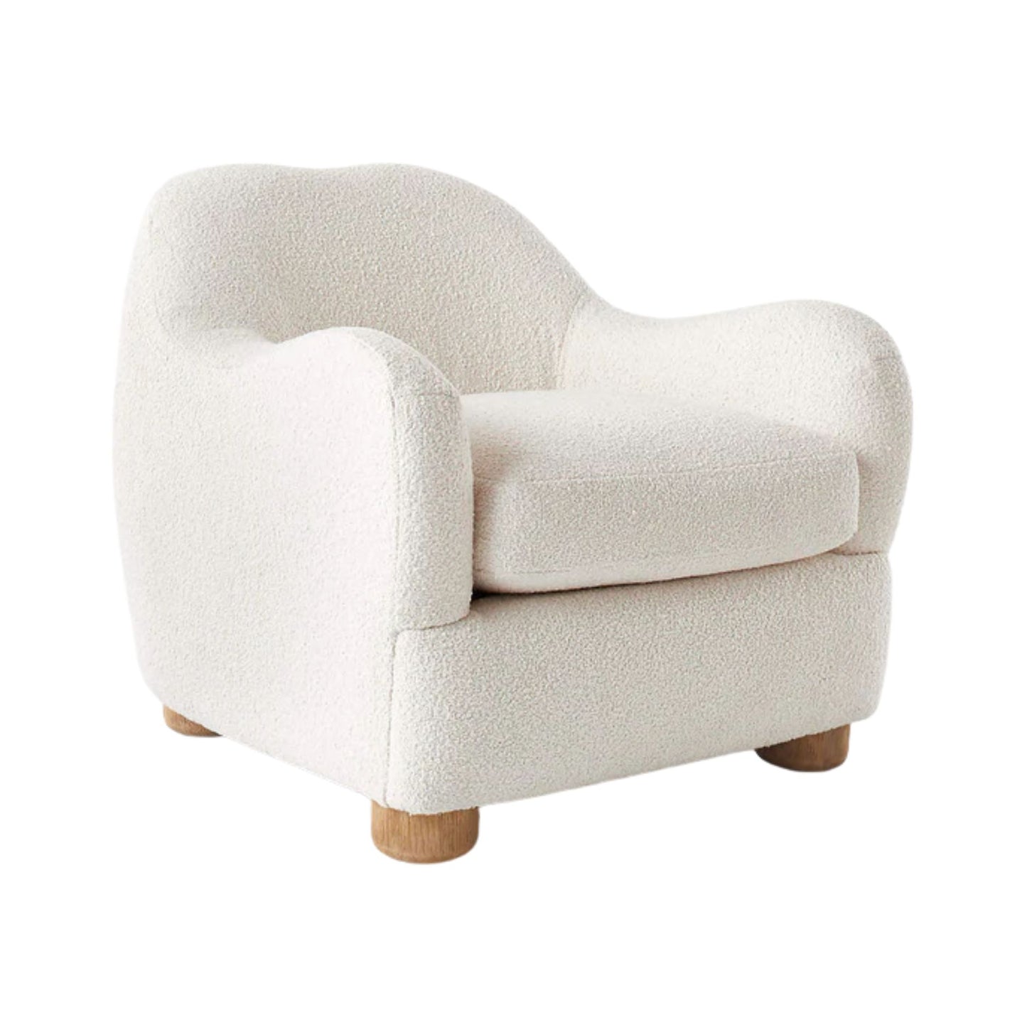 Dumbo Kids Chair, Boucle White