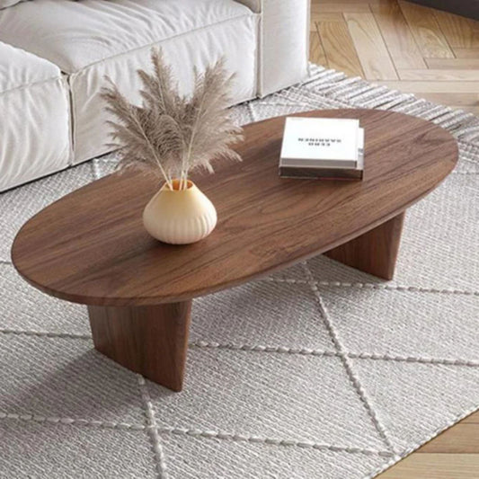 Ellipse Coffee Table, Walnut, 51in