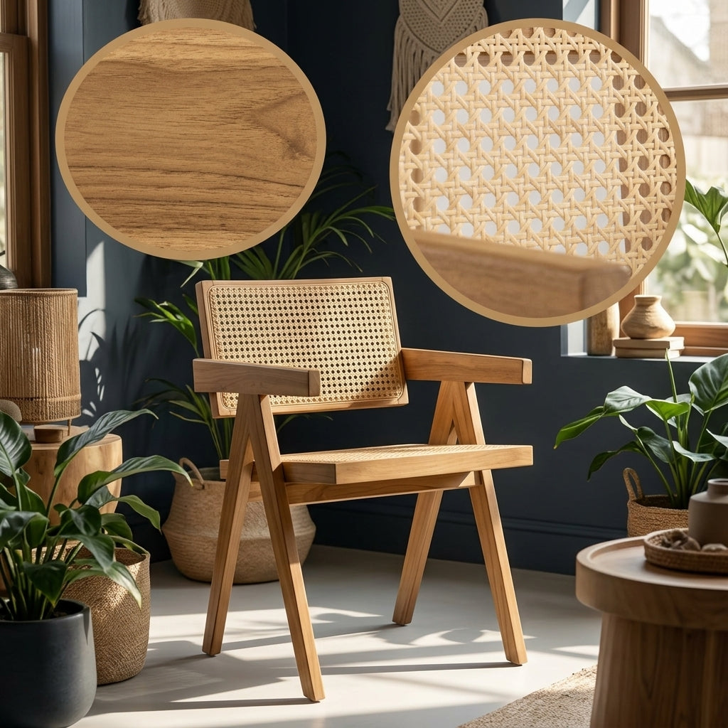 Sachi Dining Chair, Natural Teak
