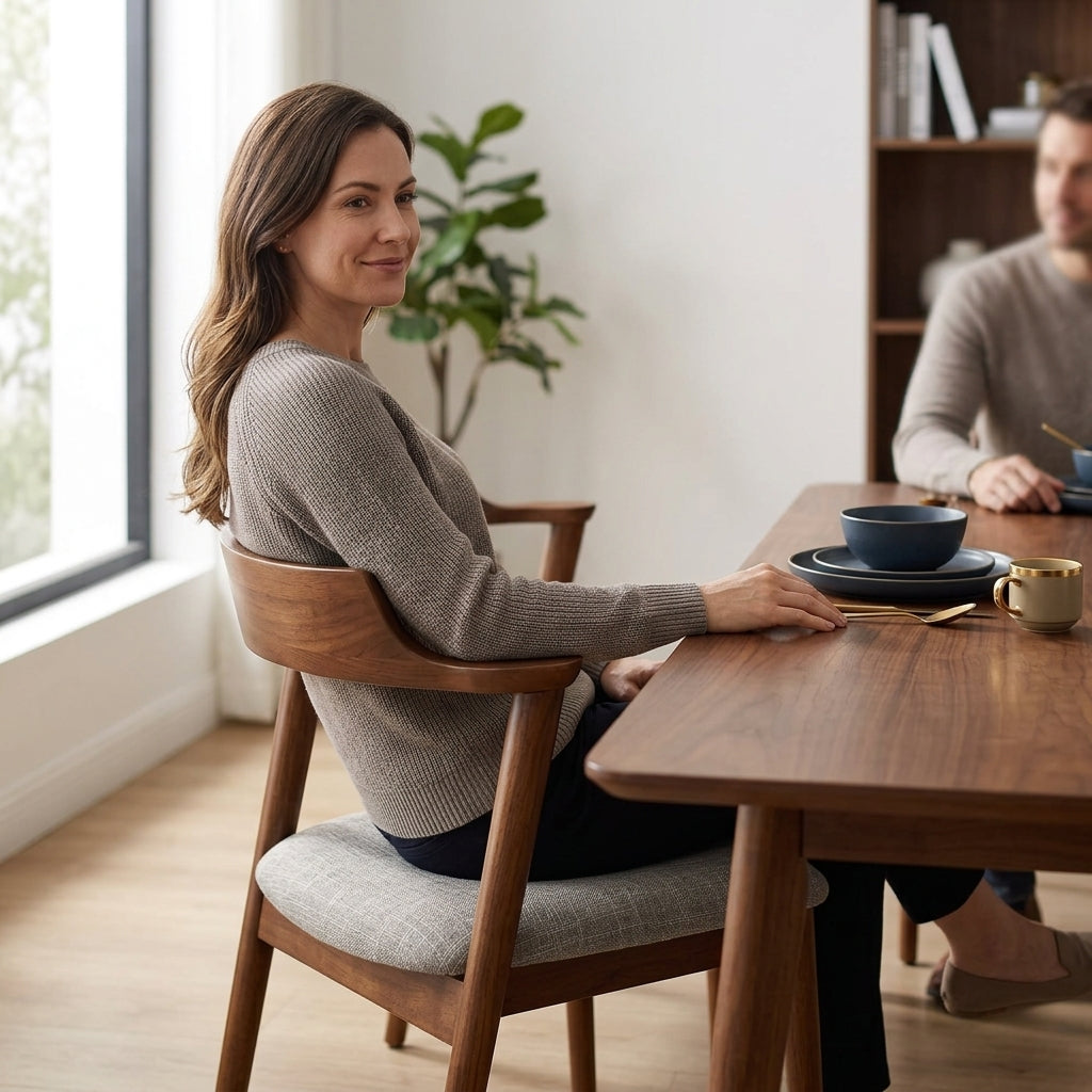 Tino Dining Chair, Light Gray