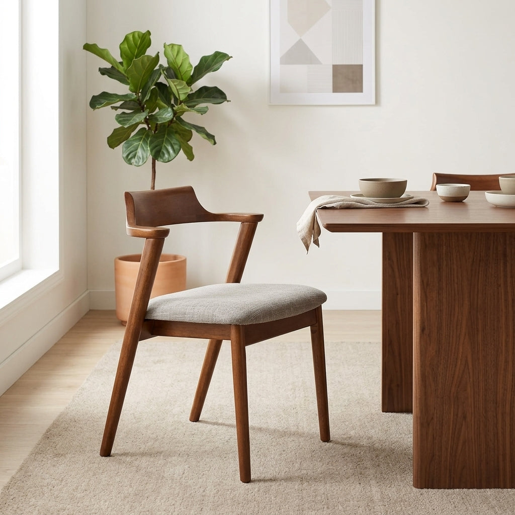 Tino Dining Chair, Light Gray