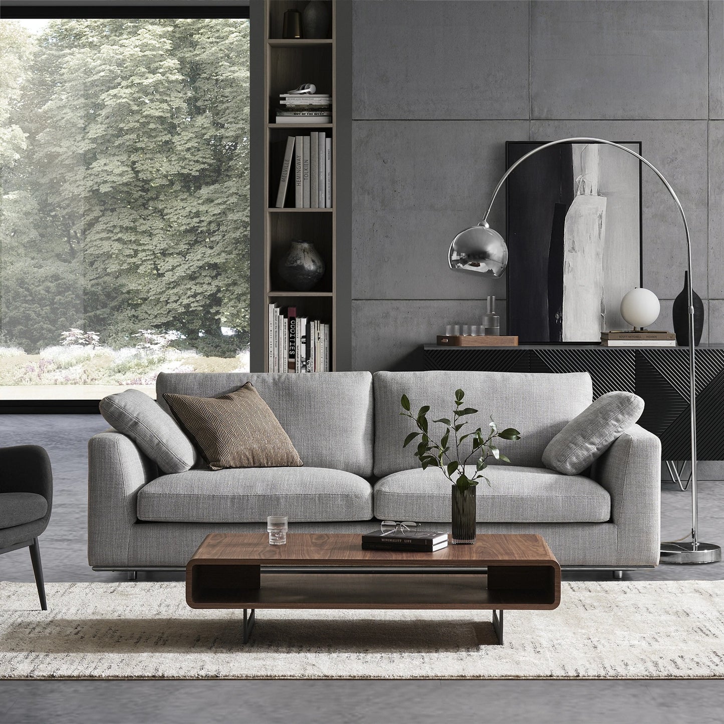 Hamilton 2 Seater Sofa, Smoke Gray