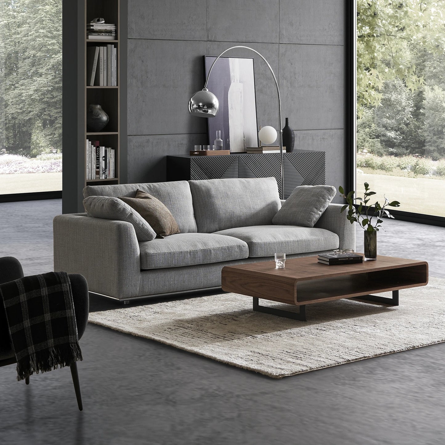 Hamilton 2 Seater Sofa, Smoke Gray
