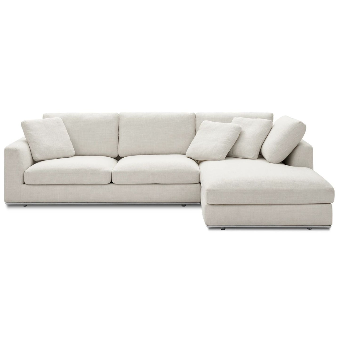 Hamilton Sectional Sofa, Left Facing, Beige