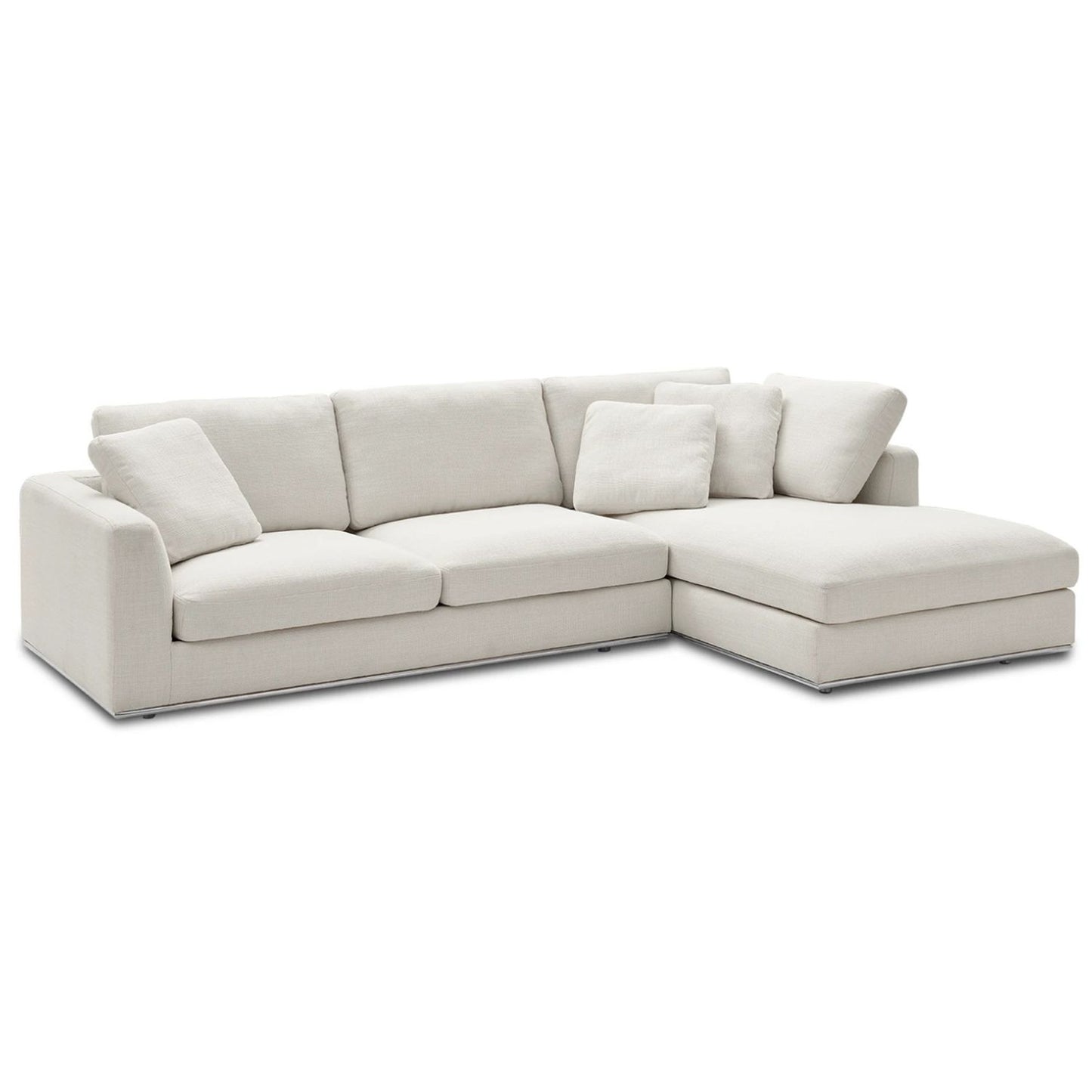 Hamilton Sectional Sofa, Left Facing, Beige