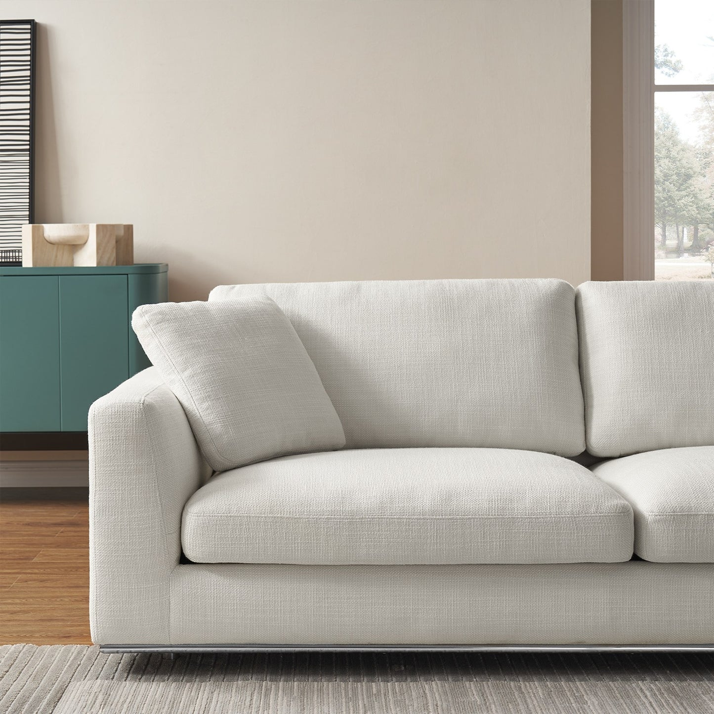 Hamilton Sectional Sofa, Left Facing, Beige