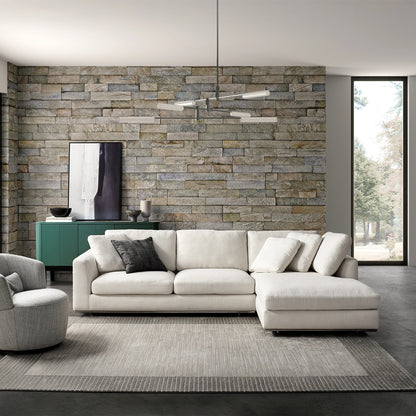 Hamilton Sectional Sofa, Left Facing, Beige