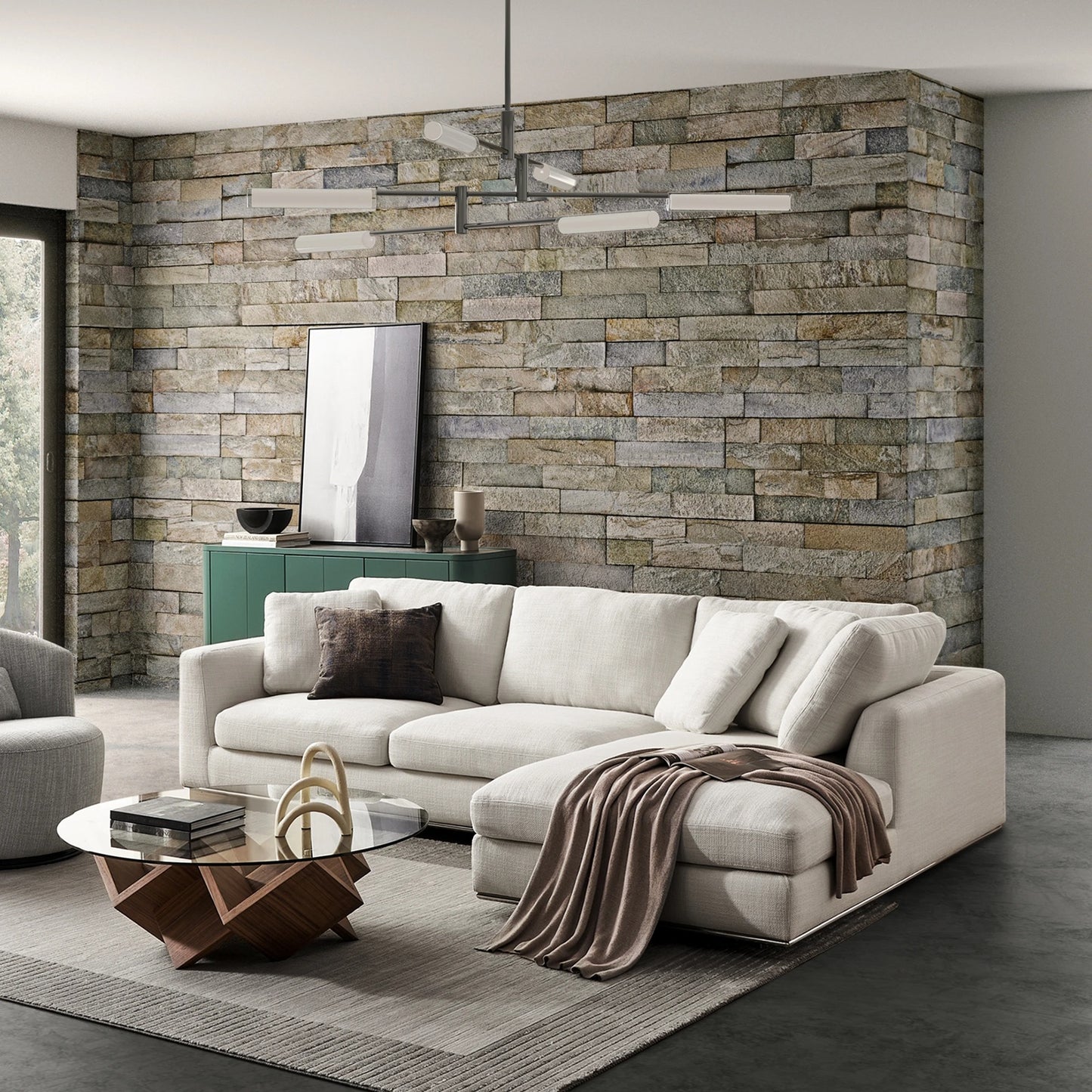Hamilton Sectional Sofa, Left Facing, Beige