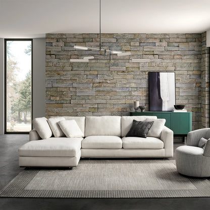 Hamilton Sectional Sofa, Right Facing, Beige