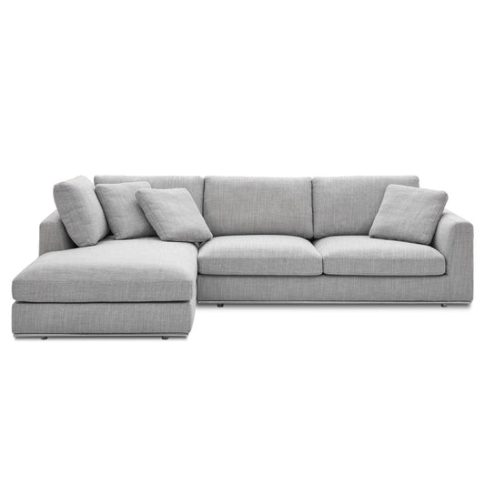 Hamilton Sectional Sofa, Right Facing, Smoke Gray