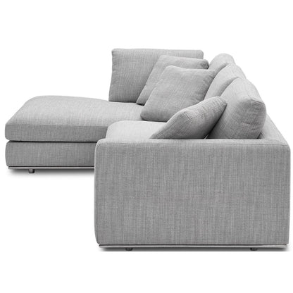 Hamilton Sectional Sofa, Right Facing, Smoke Gray