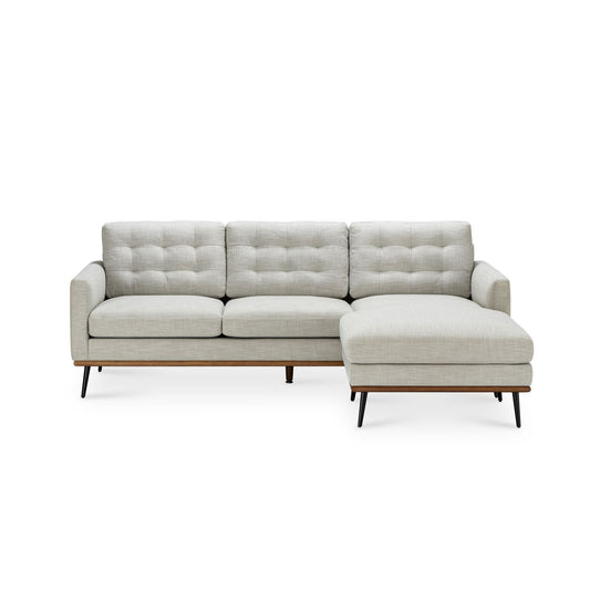 Loft Reversible Sectional Sofa, Beige
