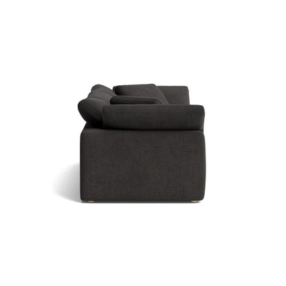 Haven Deep Seat Sectional Sofa, 3 Seater, Gray