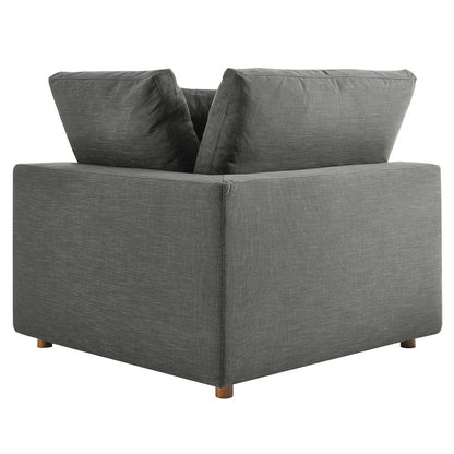 Haven Deep Seat Sectional Sofa, 3 Seater, Gray