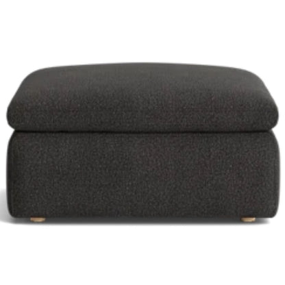 Haven Deep Seat Sectional Sofa With Ottoman, 3 Seater, Gray