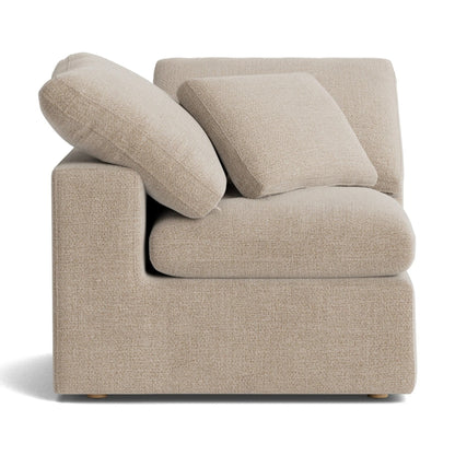 Haven Deep Seat Sectional Sofa, 4 Seater, Beige