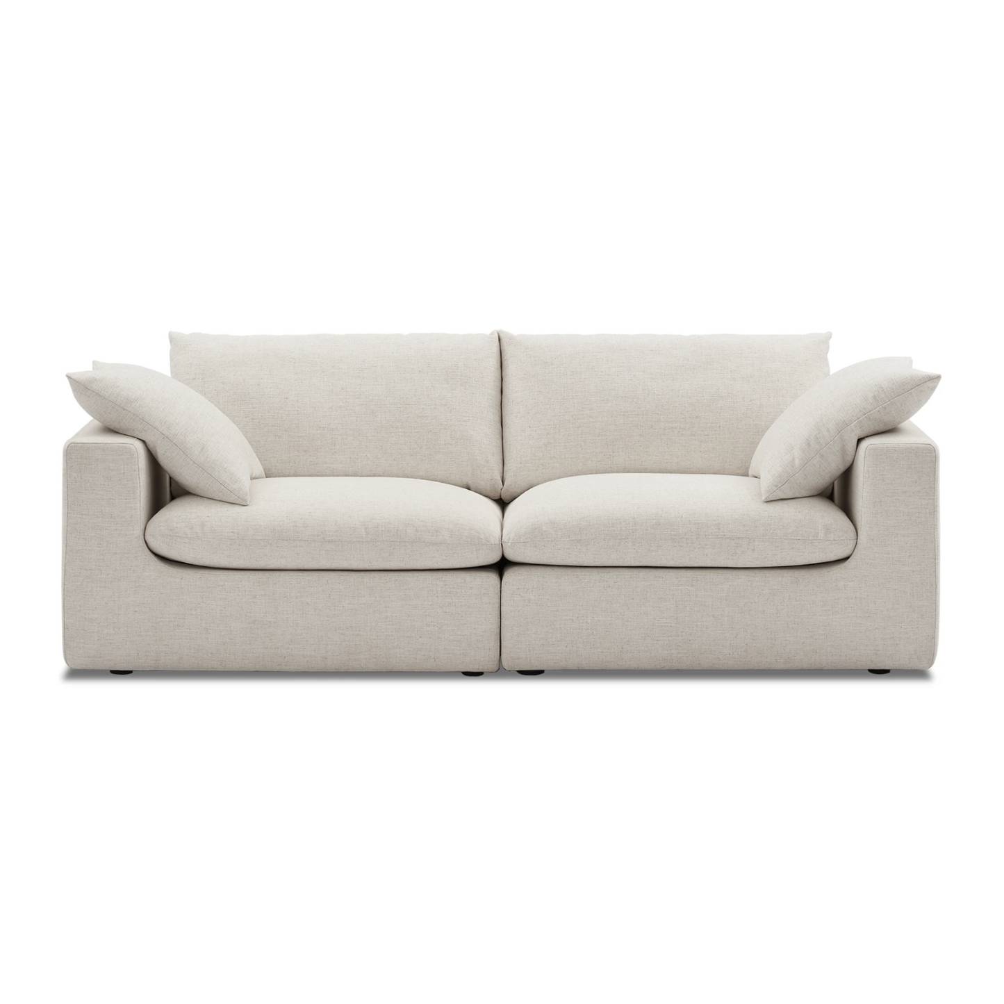 Duke Deep Seat Sofa, 2 Seater, Beige