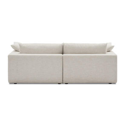 Duke Deep Seat Sofa, 2 Seater, Beige