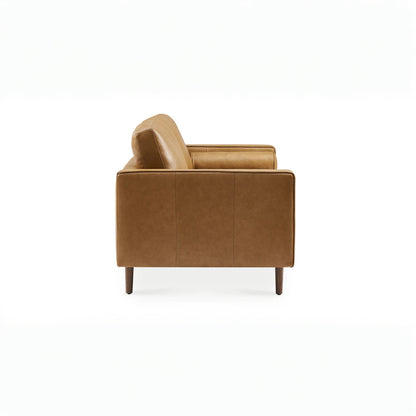 Napa 2 Seater Sofa, Tan PU Leather