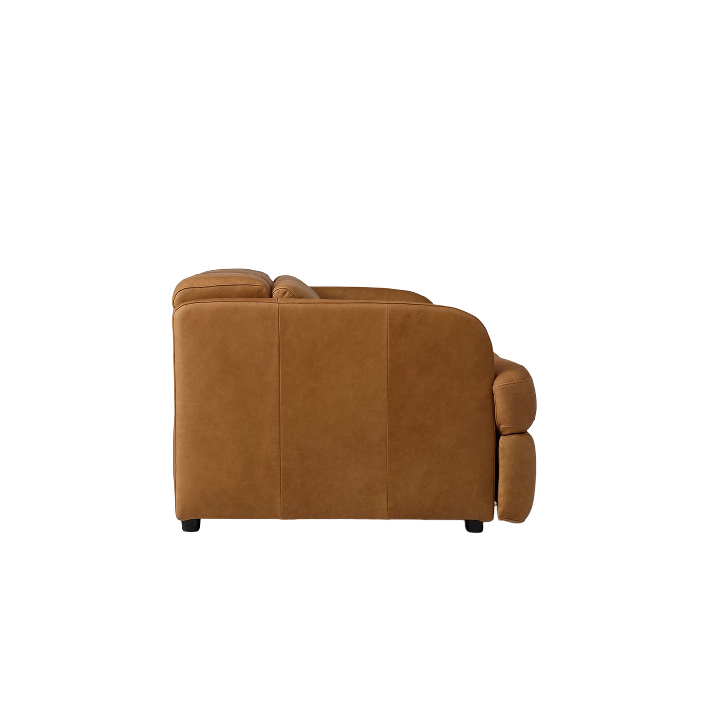 Aurum Recliner Leather Sofa, 3 Seater, Tan