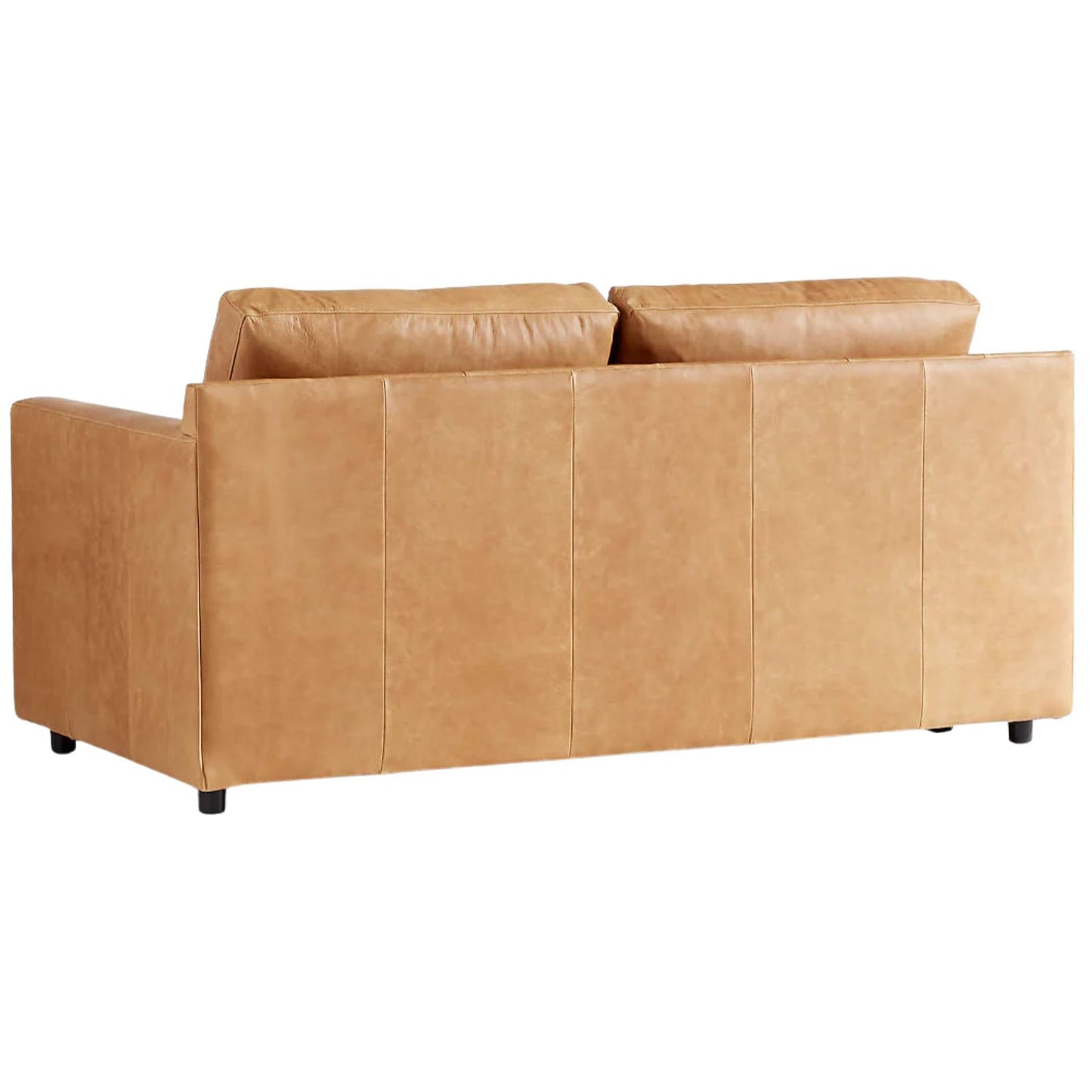 Fusion Sofa Cum Bed, 2 Seater, Tan PU Leather