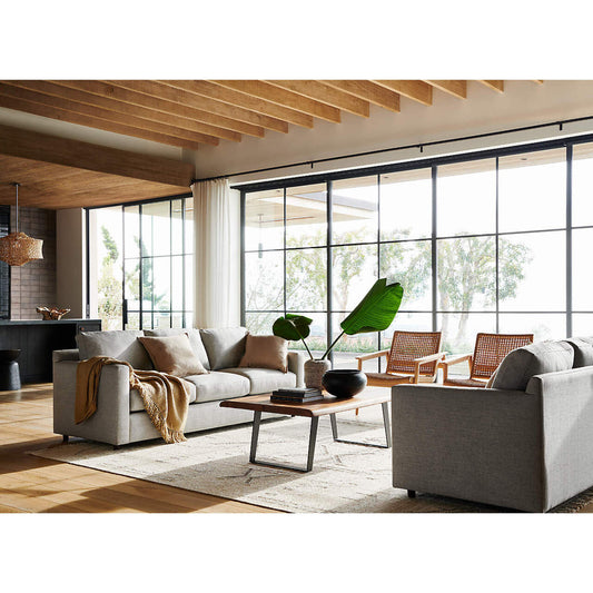 Fusion Sectional Sofa, 3 Seater, Charcoal