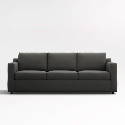 Fusion Sectional Sofa, 3 Seater, Black