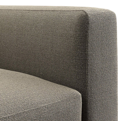 Fusion Sectional Sofa, Right Facing, Charcoal