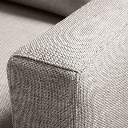 Fusion Sectional Sofa, Right Facing, Beige