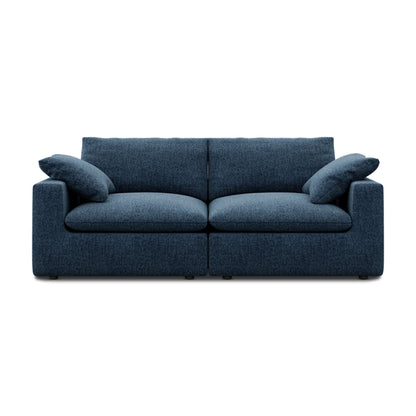 Duke Deep Seat Sofa, 2 Seater, Blue