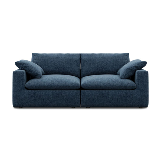 Duke Deep Seat Sofa, 2 Seater, Blue