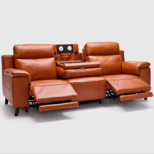 Dane 3 Seater Dual Electric Recliners & Headrests