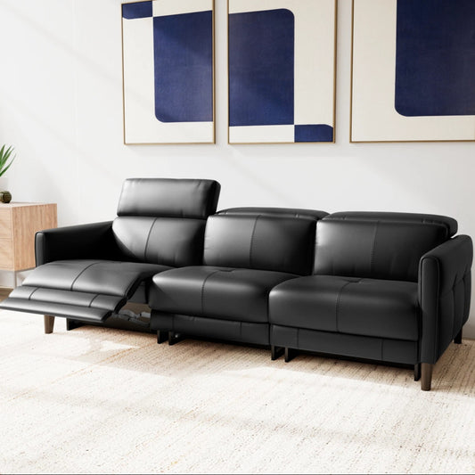 Franklin 3 Seater Dual Electric Recliners & Headrests