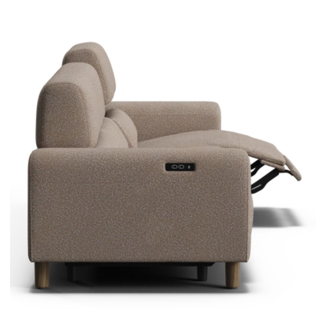 Bellini 3 Seater Fabric Recliner Sofa