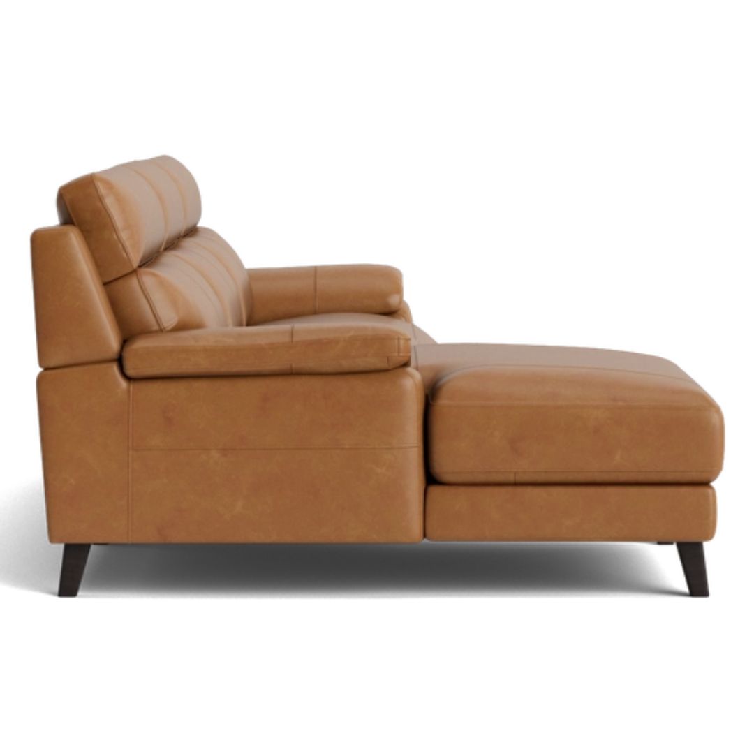 Tempa Left Facing Recliner Sofa With Chaise