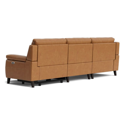 Tempa Left Facing Recliner Sofa With Chaise