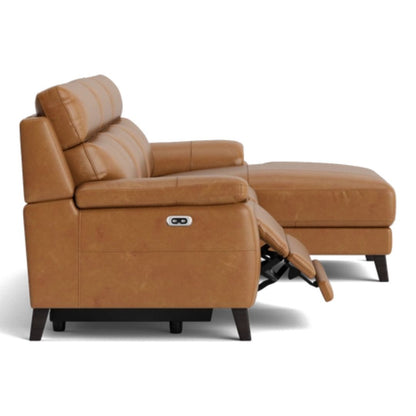 Tempa Right Facing Recliner Sofa With Chaise
