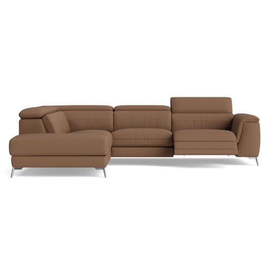 Tara Left Facing Recliner Sofa With Chaise