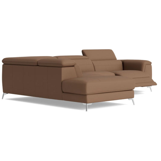 Tara Left Facing Recliner Sofa With Chaise