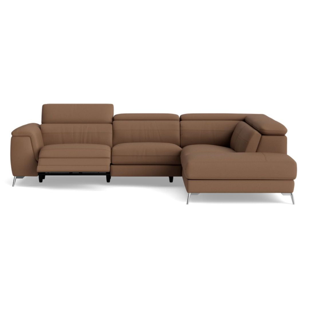 Tara Right Facing Recliner Sofa With Chaise