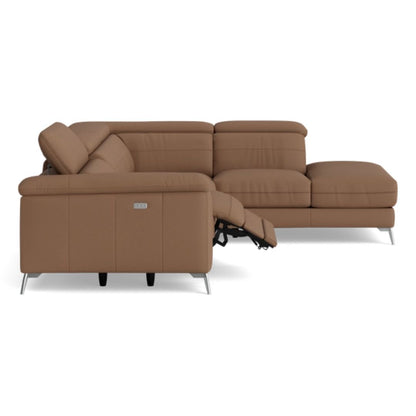 Tara Right Facing Recliner Sofa With Chaise