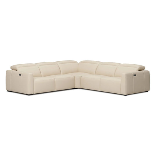 Carmen Dual Recliner Corner Sectional, Beige