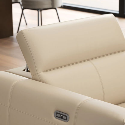 Carmen Dual Recliner Corner Sectional, Beige