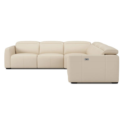 Carmen Dual Recliner Corner Sectional, Beige