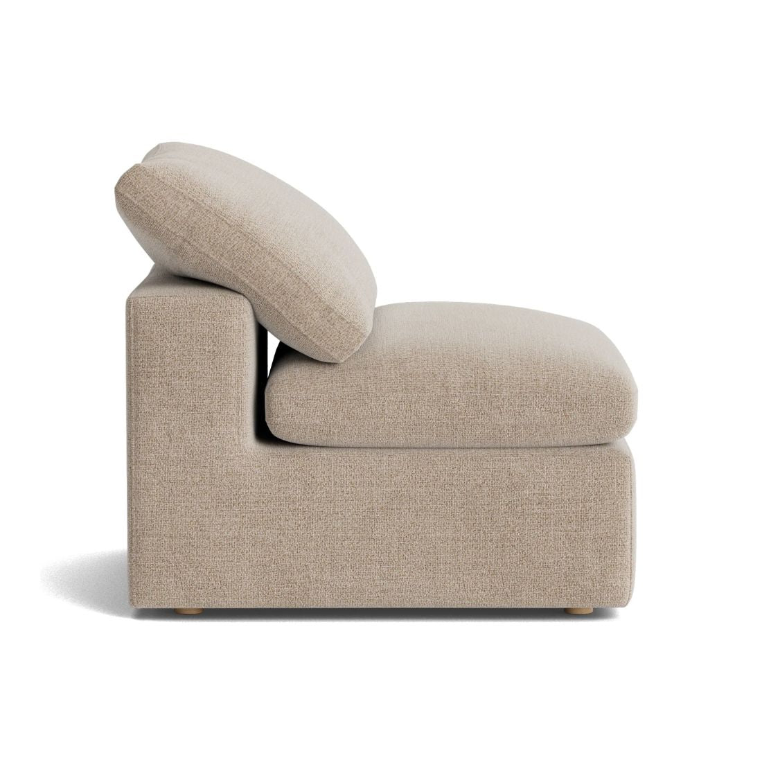 Haven Sectional Armless Chair, Beige