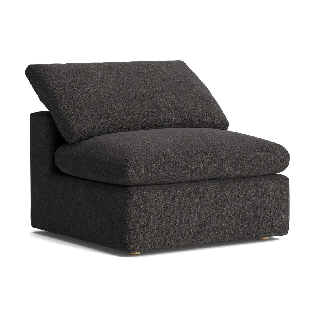 Haven Sectional Armless Chair, Gray