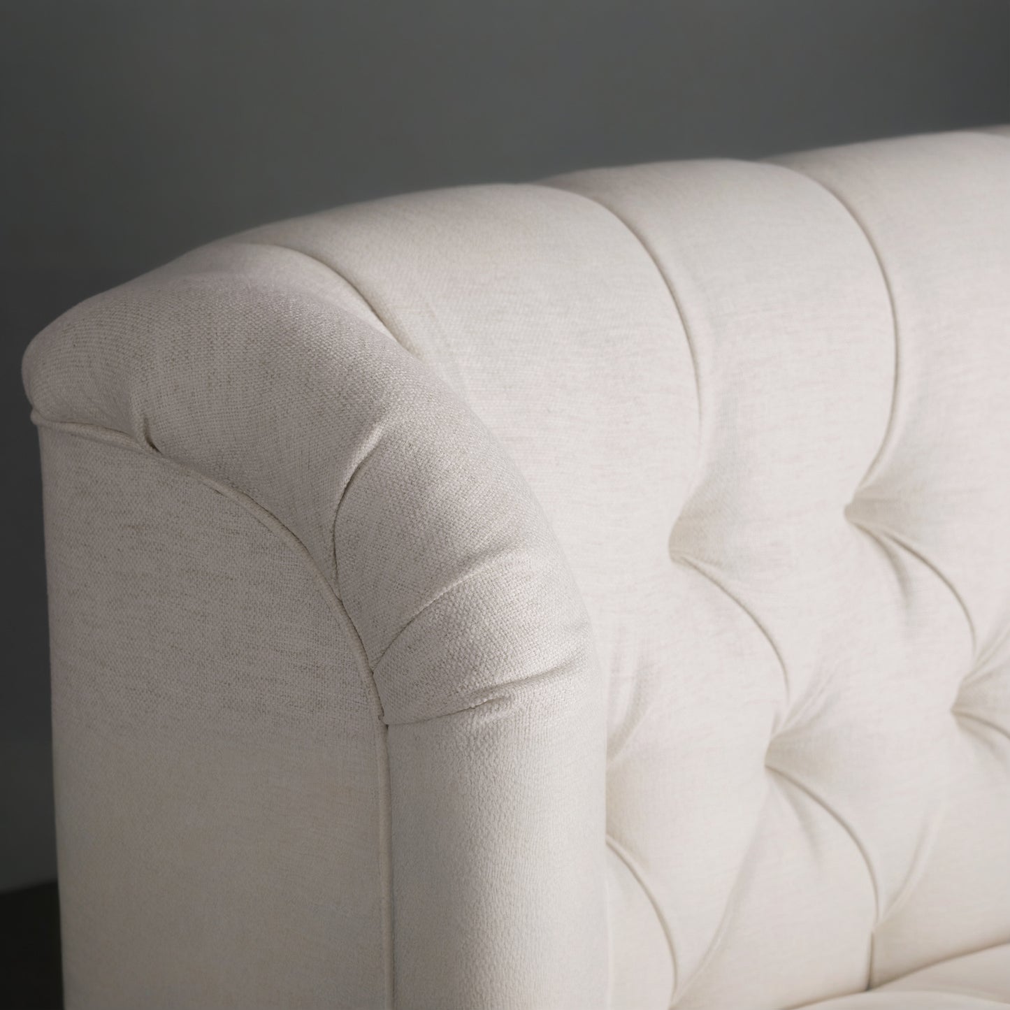 Mariah Tufted Bed, Beige