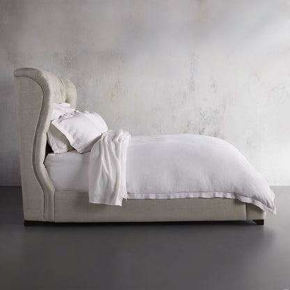 Mariah Tufted Bed, Ivory