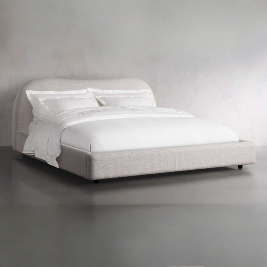 Sophie Boucle Bed, Ivory